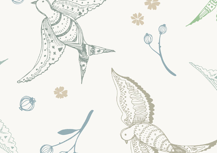 Songbirds, Spring Multi - Twist&Fit Roller Blind - Image 6